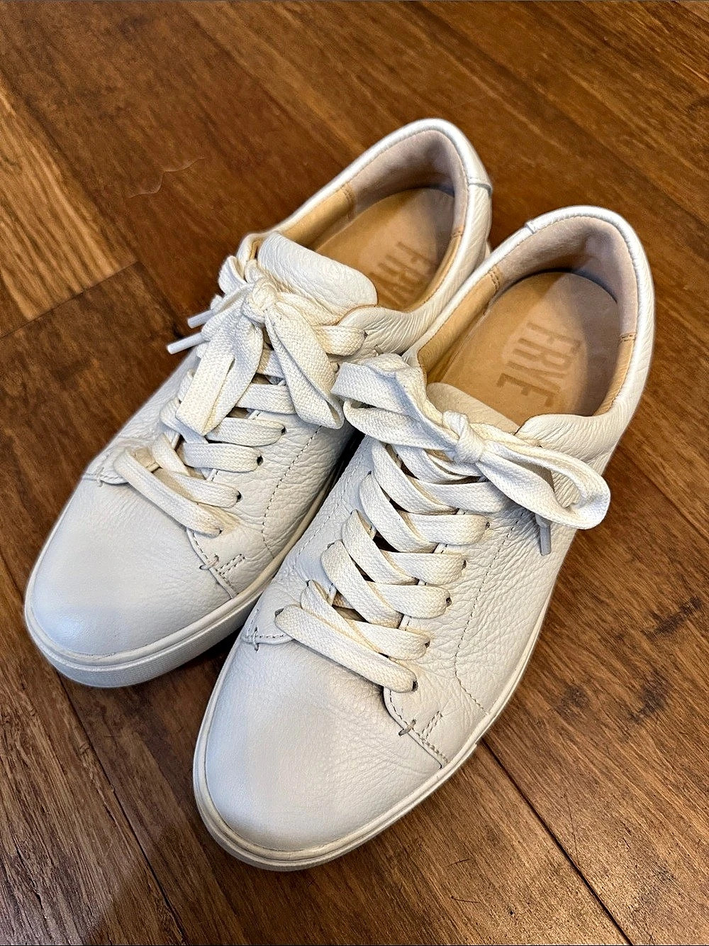 Frye Bradford Leather Sneakers White US 8.5 NWT